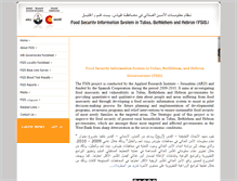 Tablet Screenshot of foodsecurity.arij.org